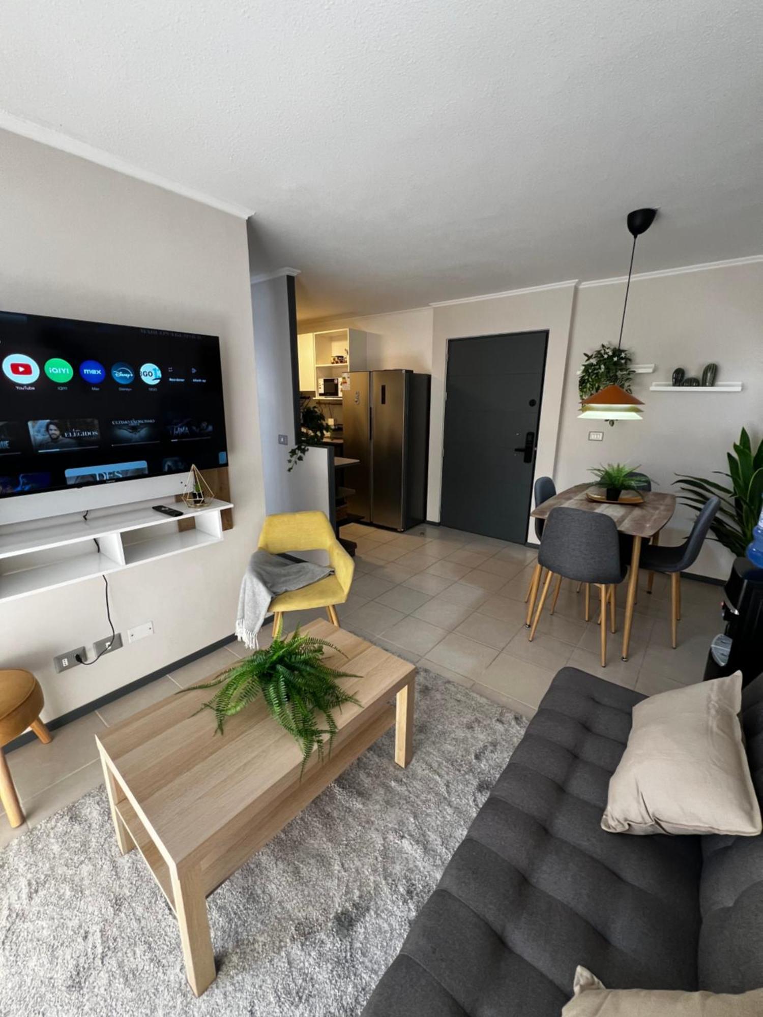 Dep 3 1 Bano, Centrico , Wifi , Aire Acondicionado , Parking Privado, Lavanderia , Gym, En El Centro De La Ciudad *